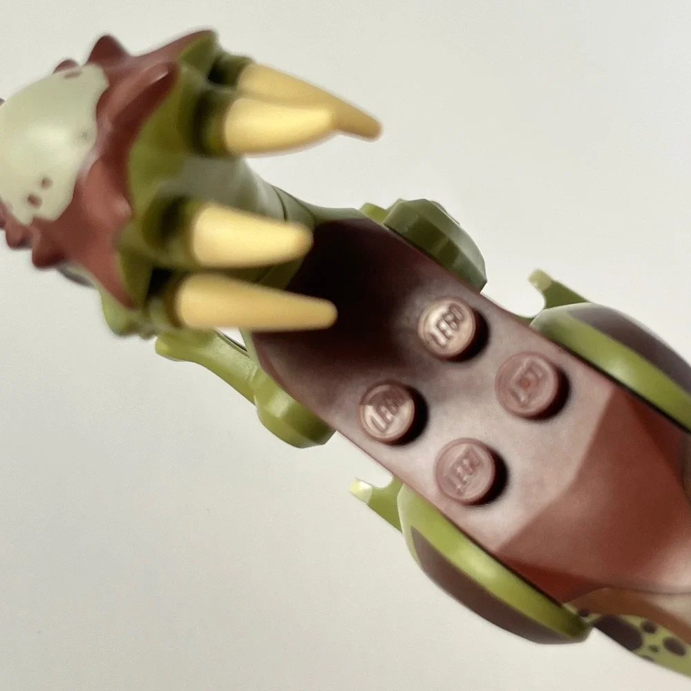 LEGO Jurassic World Stygimoloch Dinosaur Figure Olive Green Brown 75927 75939